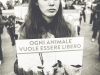 Attivisti Essere Animali Piazza Duomo Milano 13 Aprile